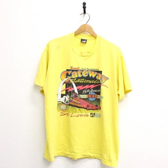Vintage St Louis Gateway Nationals 1990 Hot Rod T Shirt XL - Picture 1 of 9